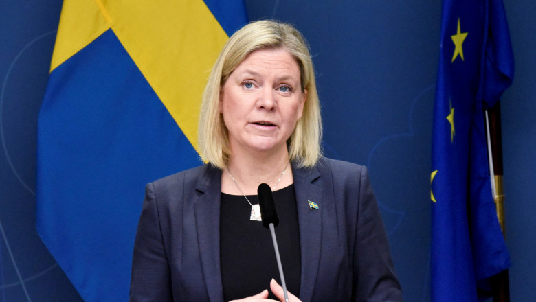 Premierul suedez va cere luni sprijinul parlamentului pentru candidatura ţării sale la NATO