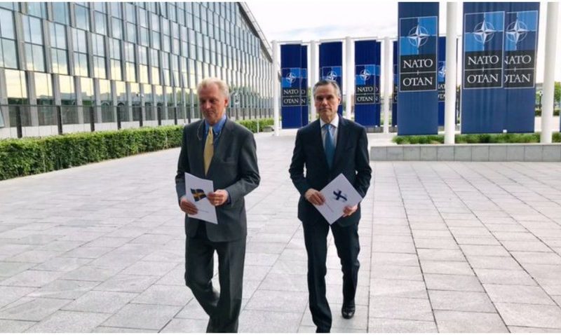 Finlanda şi Suedia au depus cererea de aderare la NATO