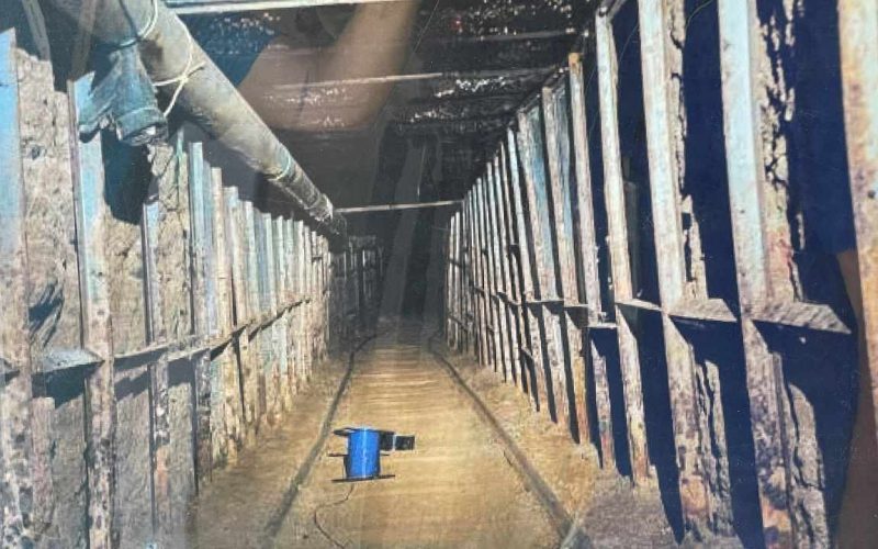 Tunel de jumătate de kilometru al traficanţilor de droguri descoperit sub frontiera americano-mexicană