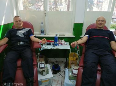 21 de pompieri din Gheorgheni au donat sânge